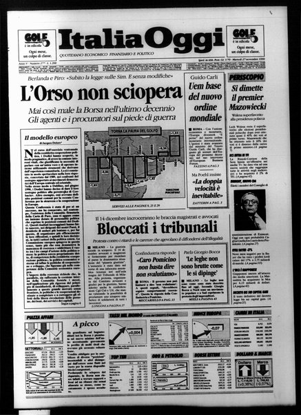 Italia oggi : quotidiano di economia finanza e politica